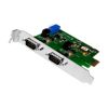 PCI Express, Serial Communication Board with 2 Isolated RS-232 ports (RoHS)ICP DAS
